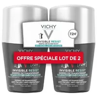 Vichy Invisible Resist Herren-Deodorant Roll-On 2 x 50 ml