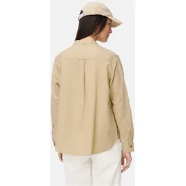 CAMEL ACTIVE Bluse mit Stehkragen und Knopfleiste Sand M