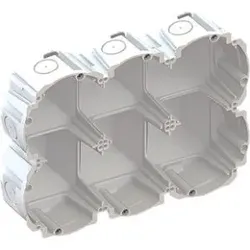 KAISER 9098-77.06 Quickbox 3x2, für Hohlwände 90987706 - 5 Stück