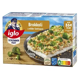 Iglo MSC Schlemmerfilet Brokkoli in milder Senfsauce 380 g