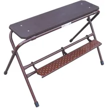 MÜBA Klappbock Stahl 100 x 25 x 70 cm braun