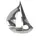 Gilde Dekoobjekt Boot silberfarben - (H) 35cm | Gr.: onesize