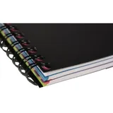 SOENNECKEN Officebook 2350 DIN A4+ 90g 80Bl. 4fbg. Rand 3Register lin.
