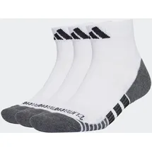adidas Performance Climacool Cushioned Quarter Socken 3er Pack Weiß/Schwarz 40-42