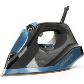 Black & Decker Dampfbügeleisen BXIR2801E blau/gold