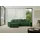 altdecor Ecksofa Cord mit Schlaffunktion 2-Sitzer Grün