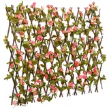vidaXL Rankgitter mit Künstlichem Efeu 180 x 60 cm Rosa