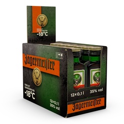 Jägermeister 35,0 % vol 100ml, 12er Pack