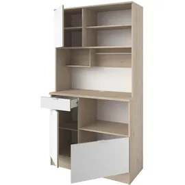 Parisot Küchenbuffet Socool 11" Weiß - Jackson-Eiche