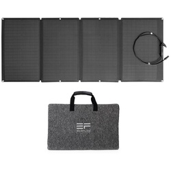 EcoFlow Solar Panel 0% MwSt §12 III UstG 160W faltbares Solarmodul mit Tragetasc...