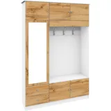 borchardt Möbel Garderobenschrank »Kompakta«, Höhe 202 cm, weiß