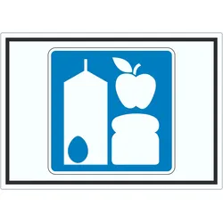 Shop Aufkleber mit Symbol A5 (148x210mm)
