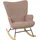 MCW Schaukelstuhl MCW-N14 Stoff/Textil 320 g/m2 320 g/m2 75 x 100 x 80 cm Braun ergonomisch