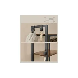Möbel Kraft Kompaktgarderobe Dacey 120 x 190 cm Braun