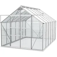 Vitavia Gewächshaus Neptun Plus 9900 ESG, inkl. Fundament, ca. B257/H238/T383
