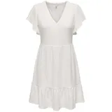 Only Kleid Minikleid Weiß M