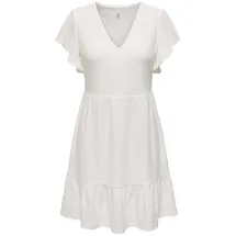 Only Kleid Minikleid Weiß M
