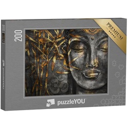 puzzleYOU Puzzle Digitale Kunst: Bodhisattva Buddha, 200 Puzzleteile, puzzleYOU-Kollektionen Buddha, Menschen, 48 Teile, Schwierig