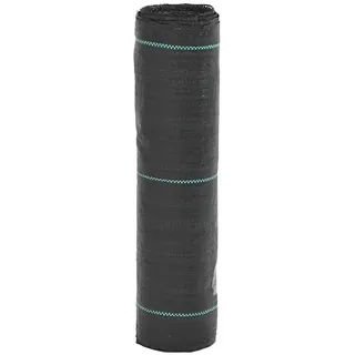 vidaXL Unkrautvlies Schwarz 0,5x50 m PP