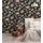 Marburg Vliestapete Floral Leaf 0,53 m x 10 m grün/rosa/schwarz 34193