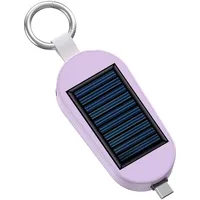 BIGUD Solar Powerbank, 3000 Mah Schlüsselanhänger, Solar Powerbank, Typ C Schlüsselanhänger, Tragbare Solarenergie, Tragbare Solarbatterie Für Telefon Smartwatches