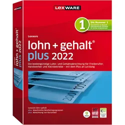 Lexware lohn+gehalt plus 2022 Jahresversion (365-Tage) - [PC]