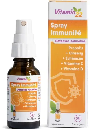 Vitamin’22 Spray Immunität Natürliche Abwehrkräfte 20ml