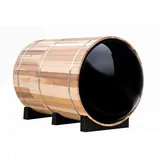 Gartensauna Fasssauna Panorama Sauna Saunafass Zedernholz 4 Personen
