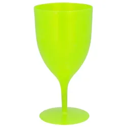 Mehrweg Wein Cocktail Glas grün 350 ml Wiederverwendbar Kunststoff Becher