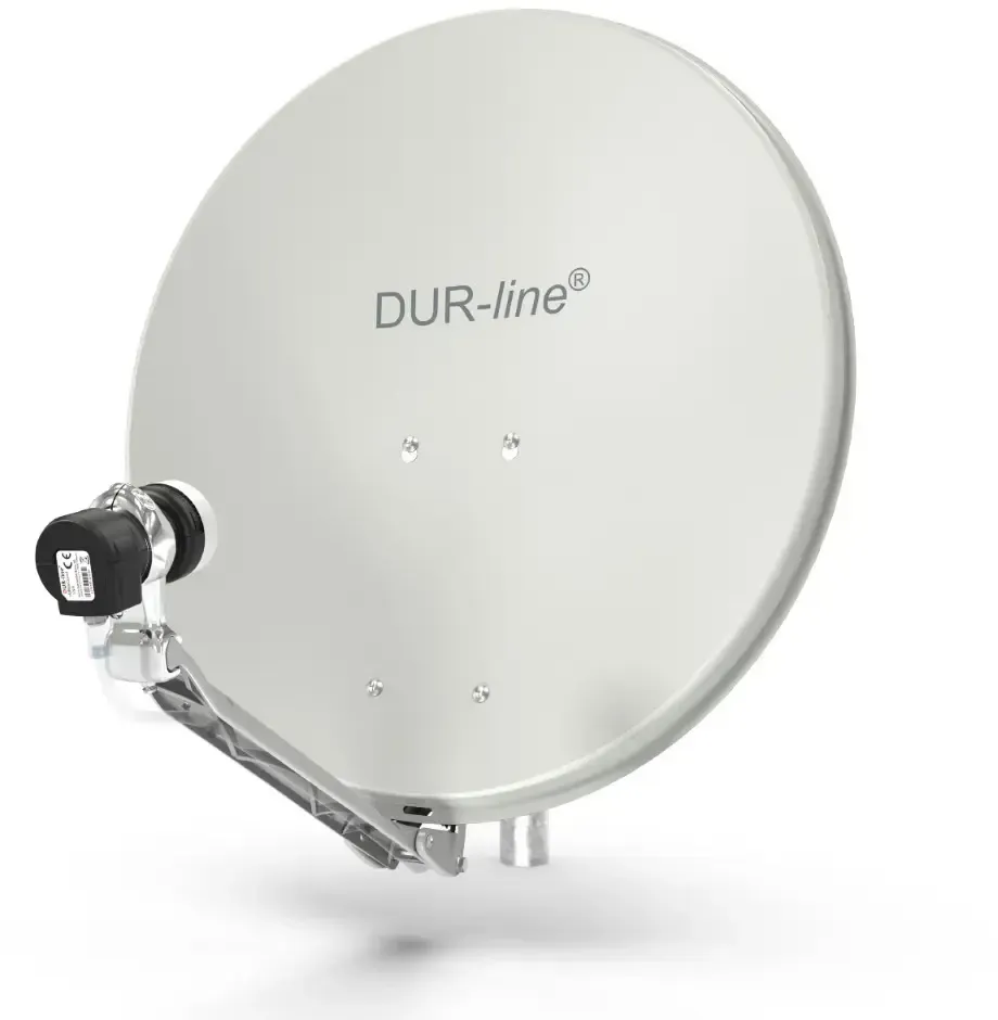 DUR-line Select 1 Teilnehmer Set - Qualitäts-Alu-Satelliten-Komplettanlage - Sel...
