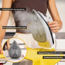 First Austria Dampfbügeleisen 3100W grau