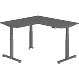 bümö Eckschreibtisch XDSMW Graphit