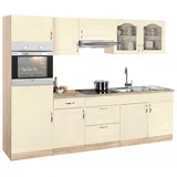 WIHO KÜCHEN Küchenzeile »Linz«, ohne E-Geräte, Breite 270 cm, gelb