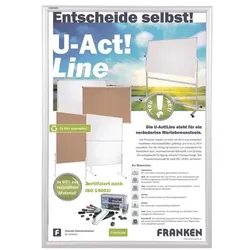 Franken Feuerfester Wechselrahmen »BS1804« silber, 62.5x87.2x1.2 cm