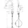 Hansgrohe Focus M42 180 2 jet  edelstahl finish 71801800