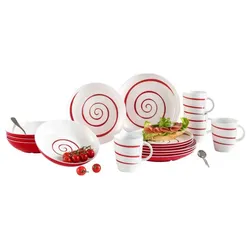 Gimex Classic Line Twist Geschirrset Melamin, 16-teilig