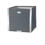 RattanArt Rattan Pflanzenkübel quadratisch 46 x 46 x 46 cm Schwarz