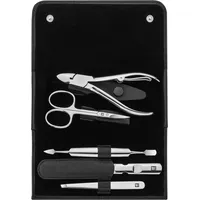 Zwilling Maniküre Pediküre Set 5tlg. mit Nagelzange, Leder,