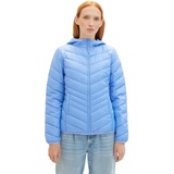 TOM TAILOR Steppjacke mit Kapuze, Hellblau, M