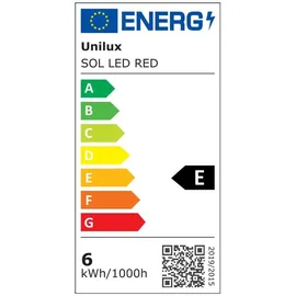 Unilux SOL LED-Tischleuchte rot preiswert und funktionell