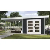 Weka Designhaus 126 B+ 6 x 2,5 m Grau