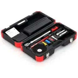 Gedore red Rad-Montage-Set, Set 11-teilig, gefüllt, Werkzeug für KFZ-Handwerker, im Kunststoffkoffer, R68903011