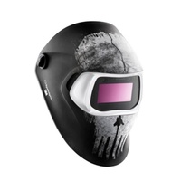 3M Speedglas 100V Schweißhelm Automatik Schweißer Helm DIN 8-12 Mig "Skull" #752820