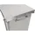 V-Part Industrieller Tritt-Mülleimer 45 l Silber