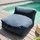 Oviala Ecksofa, modular, 4-Sitzer, Blau