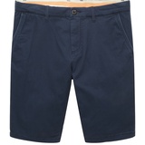 TOM TAILOR Herren Chino Shorts, blau, Uni, Gr. 30