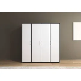 Rauch Wäscheschrank VOYAGER 187 x 194 x 53 cm Grau/Weiß