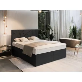 masseno Trani 160 x 200 cm H2 Schwarz