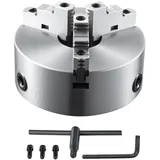 Vevor Drehbankfutter K11-250 250mm Dreibackenfutter HT300-Material 3 Backenfutter Spannbereich 6–250mm 3-Backen, 20Cr, ≥53HRC φ80mm Bohrung Spannfutter Drechselbank Selbstzentrierend
