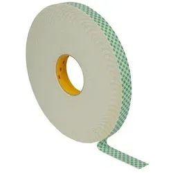 3M Doppelseitiges Urethanschaum-Klebeband 4026, Weiß, Befestigung, Schaum, Polyu